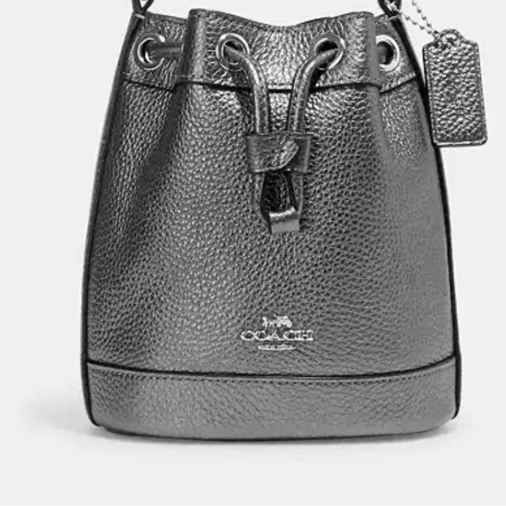 Coach Dempsey Drawstring Bucket Bag ,NWOT!